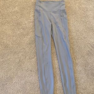 Lululemon Light Blue Fast and Free Leggings. Not sold on lululemon anymore
